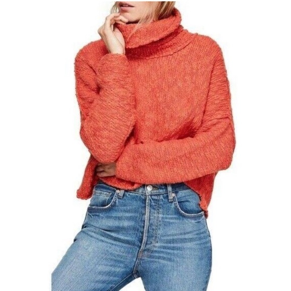 Free People Sweaters - FREE PEOPLE Big Easy Cowl Neck Crop Sweater